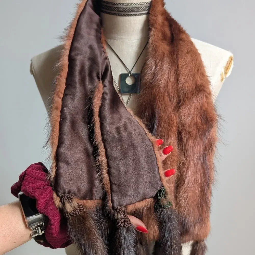 Vintage orange fur