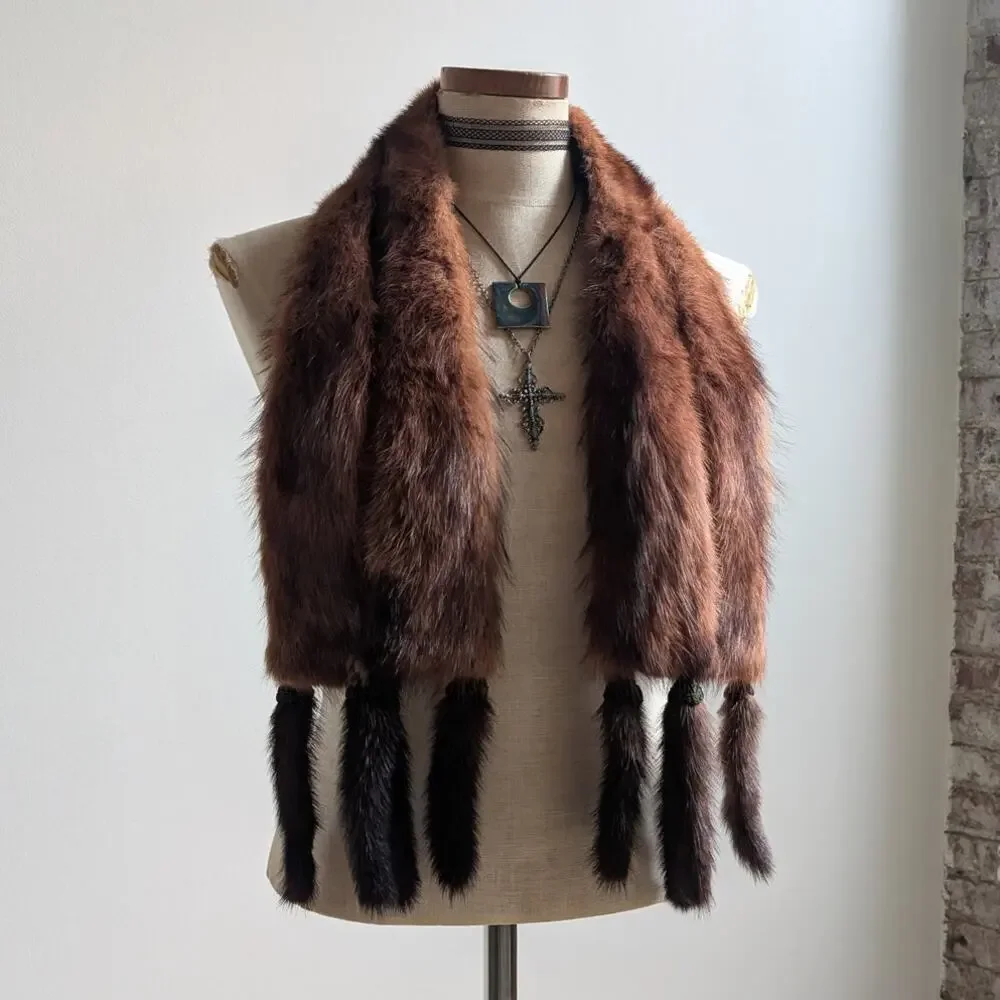 Vintage orange fur