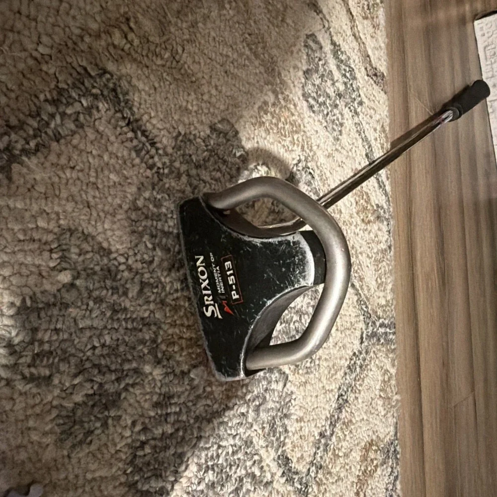Vintage Srixon P-513 Mallet Putter / RH / Steel ~34