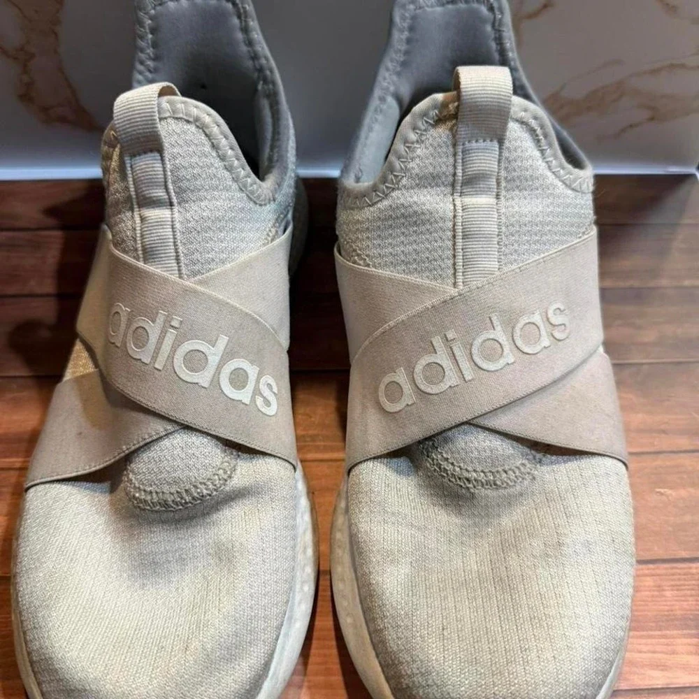 adidas grey white