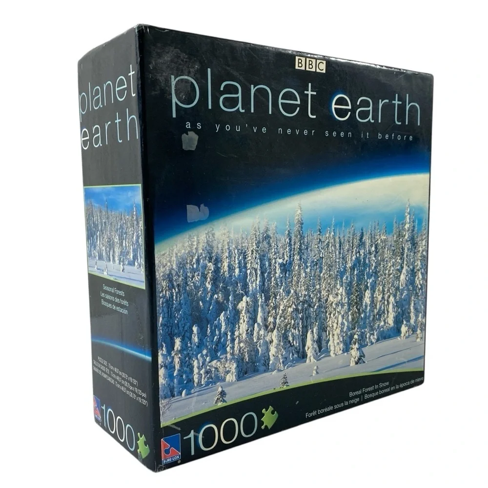NEW Planet Earth BBC 1000 Sure Lox Pieces Puzzle New‎ Sealed