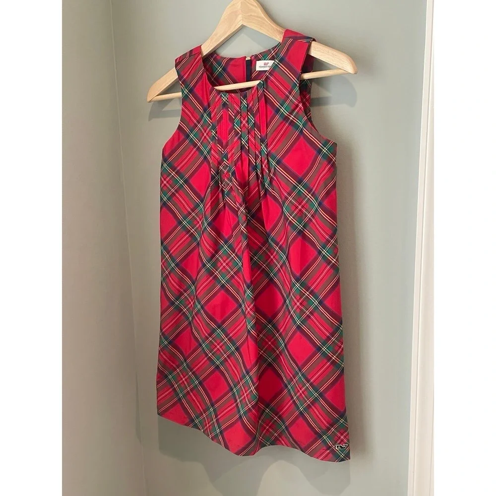 Vineyard Vines‎ Girls Plaid Dress- Size 10