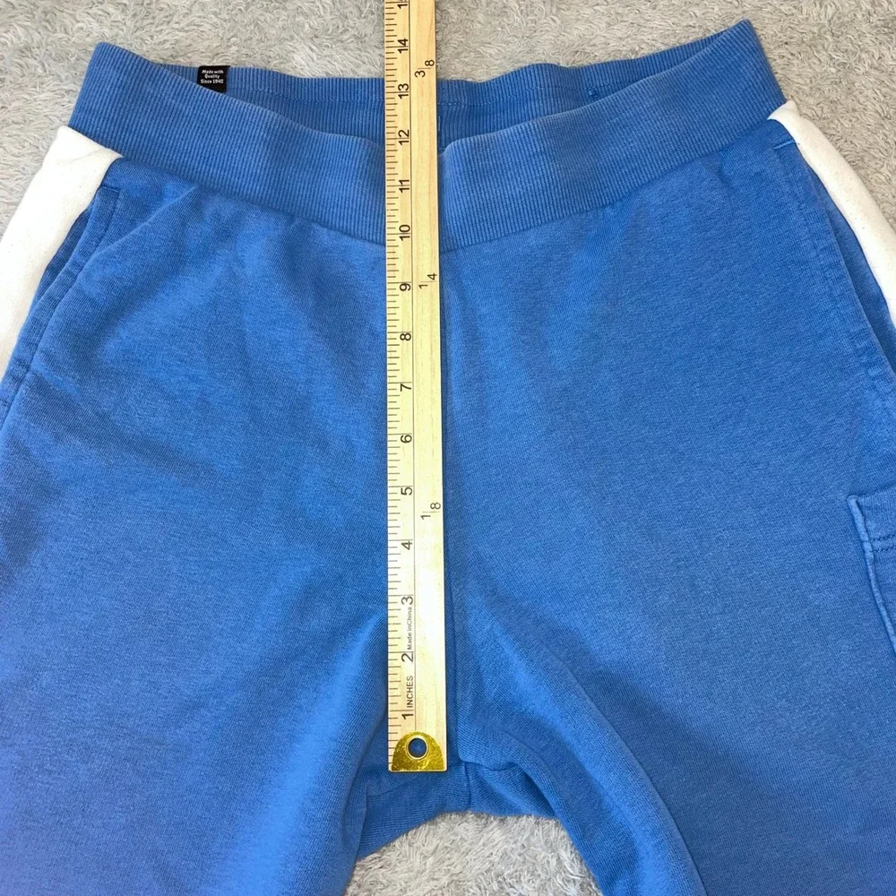 Puma Men's Blue & White‎ Logo Athletic Shorts Training Gym Activewear Medium