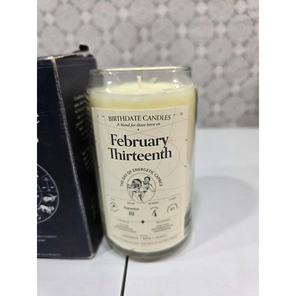 Birthdate Candles approx box