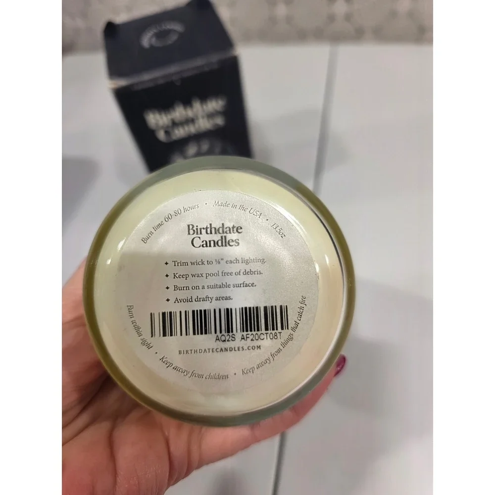Birthdate Candles approx box
