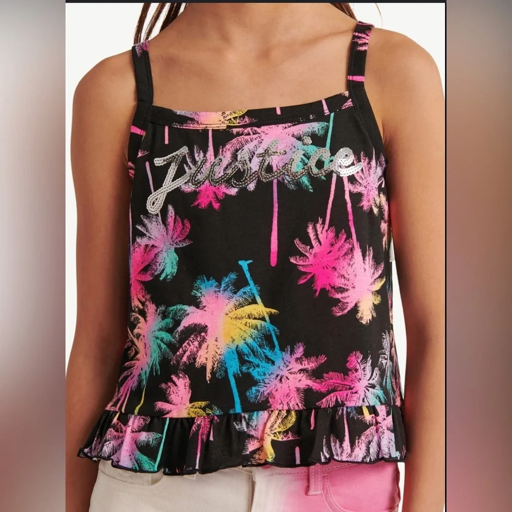 Justice sleeveless casual