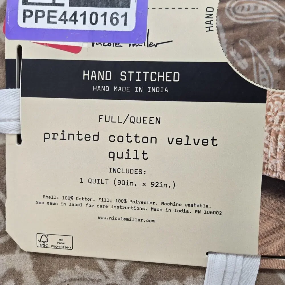 Nicole Miller velvet cottagecore