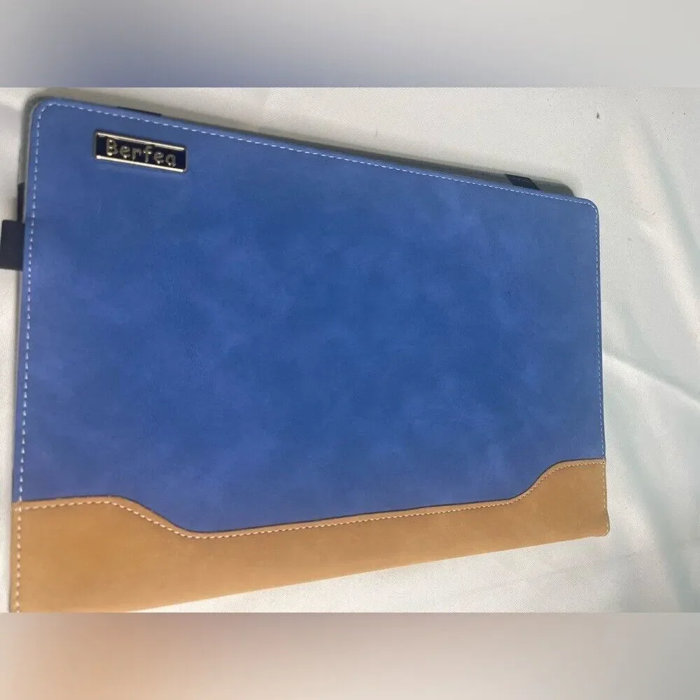 Beefed blue and‎ brown case cover compatible with Lenovo yoga