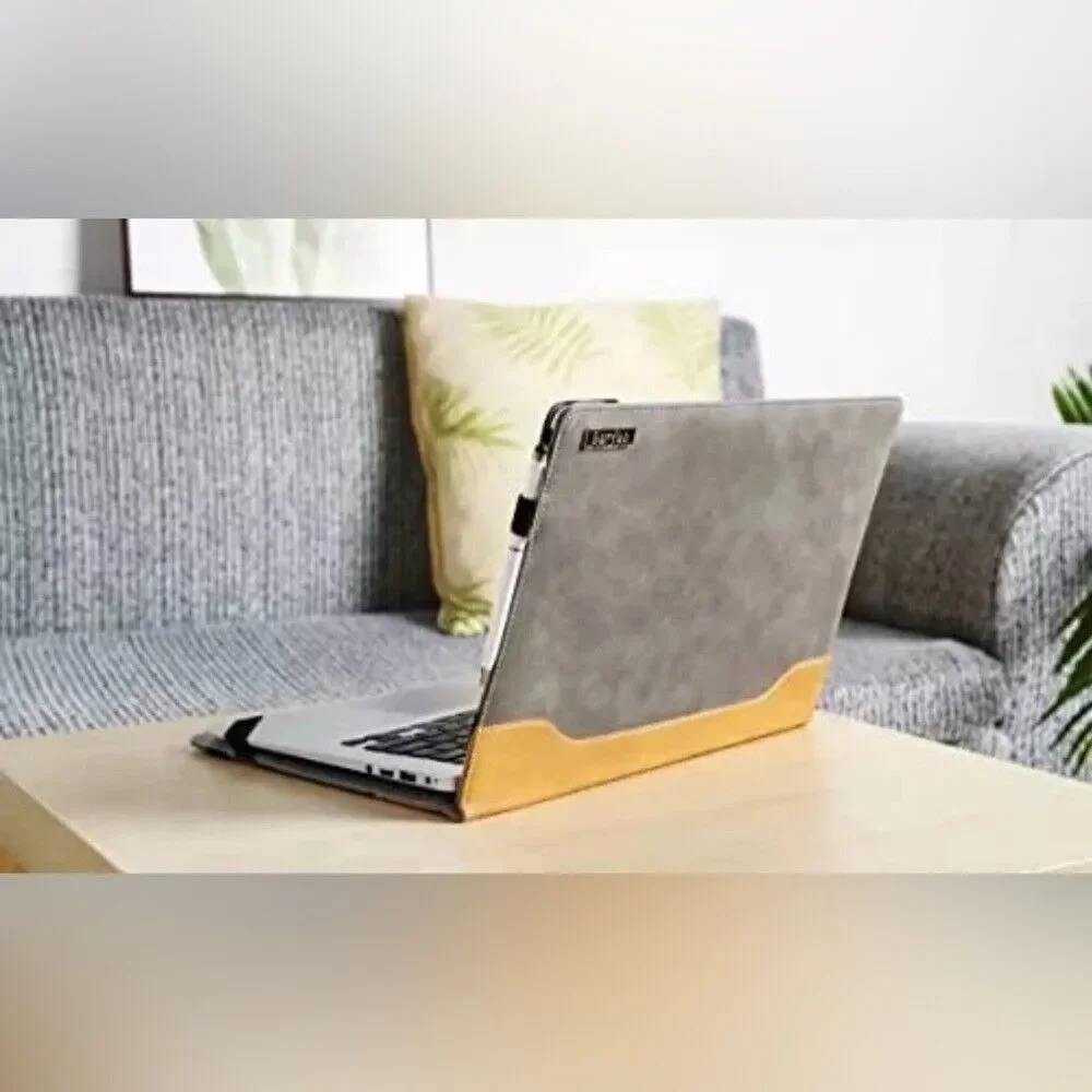 Beefed blue and‎ brown case cover compatible with Lenovo yoga