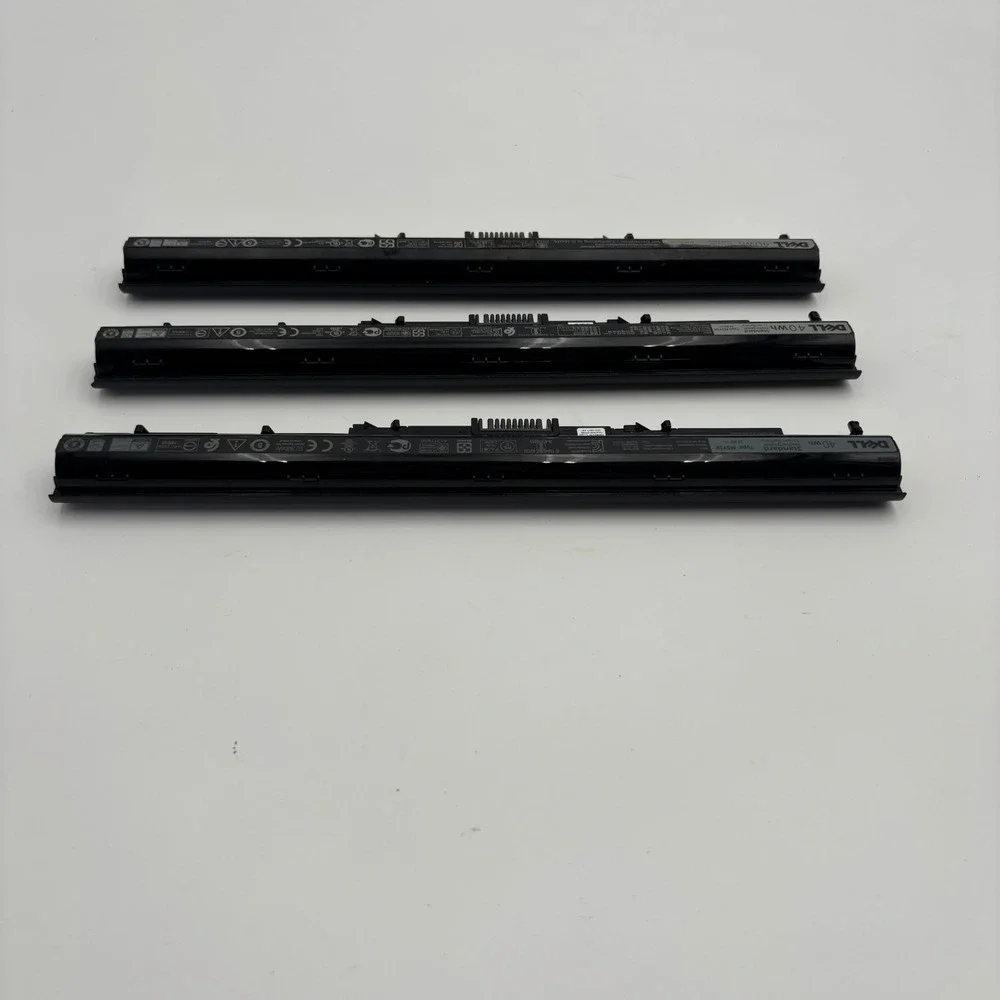 Dell Laptop Battery Lot of 3 OS Black Good M5Y1K 40Wh 14.8V Li-ion Untested