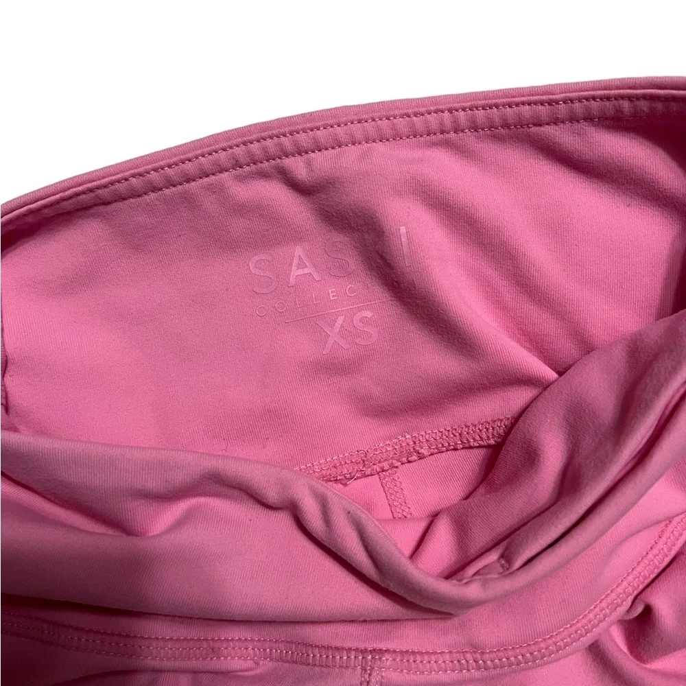 SASKI Pink Yoga High Rise Pants Leggings