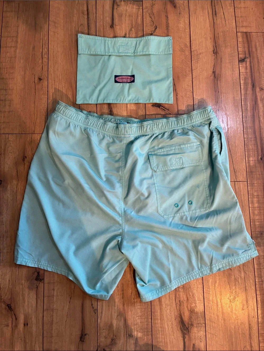 Vineyard Vines Light Aqua Men's Swim Trunks