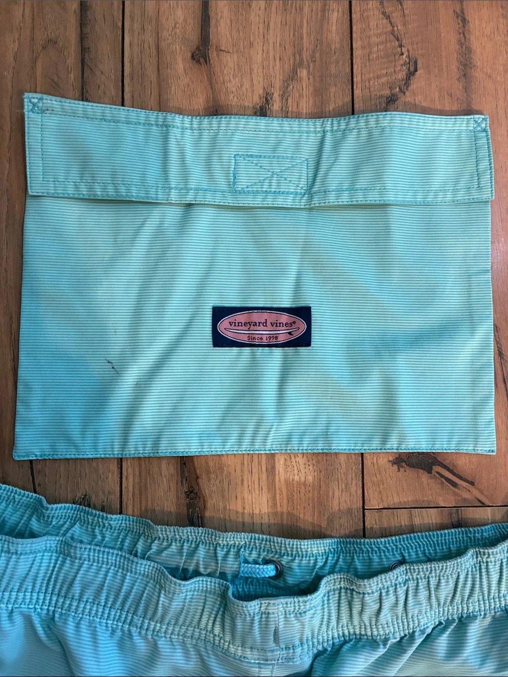 Vineyard Vines Light Aqua Men's Swim Trunks