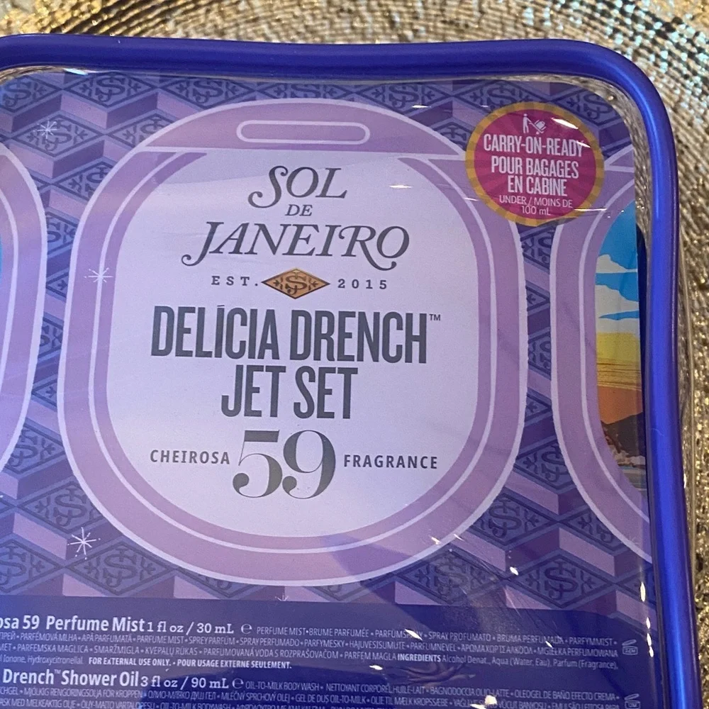 Sol de Janeiro includes shower