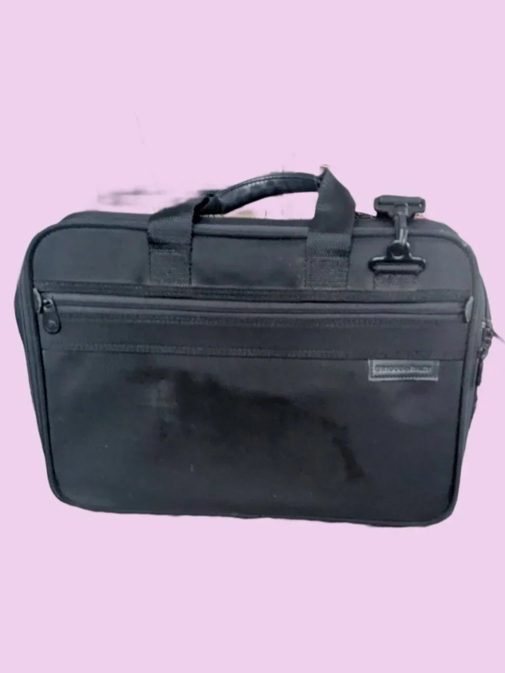 Briggs & Riley Nylon Ballistic Briefcase Laptop Shoulder bag Fits laptop 15
