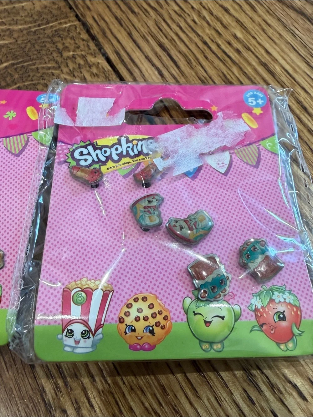 Shopkins Silver Plated Oval Pendant Necklace with Engraved I'm Sweet Earrings