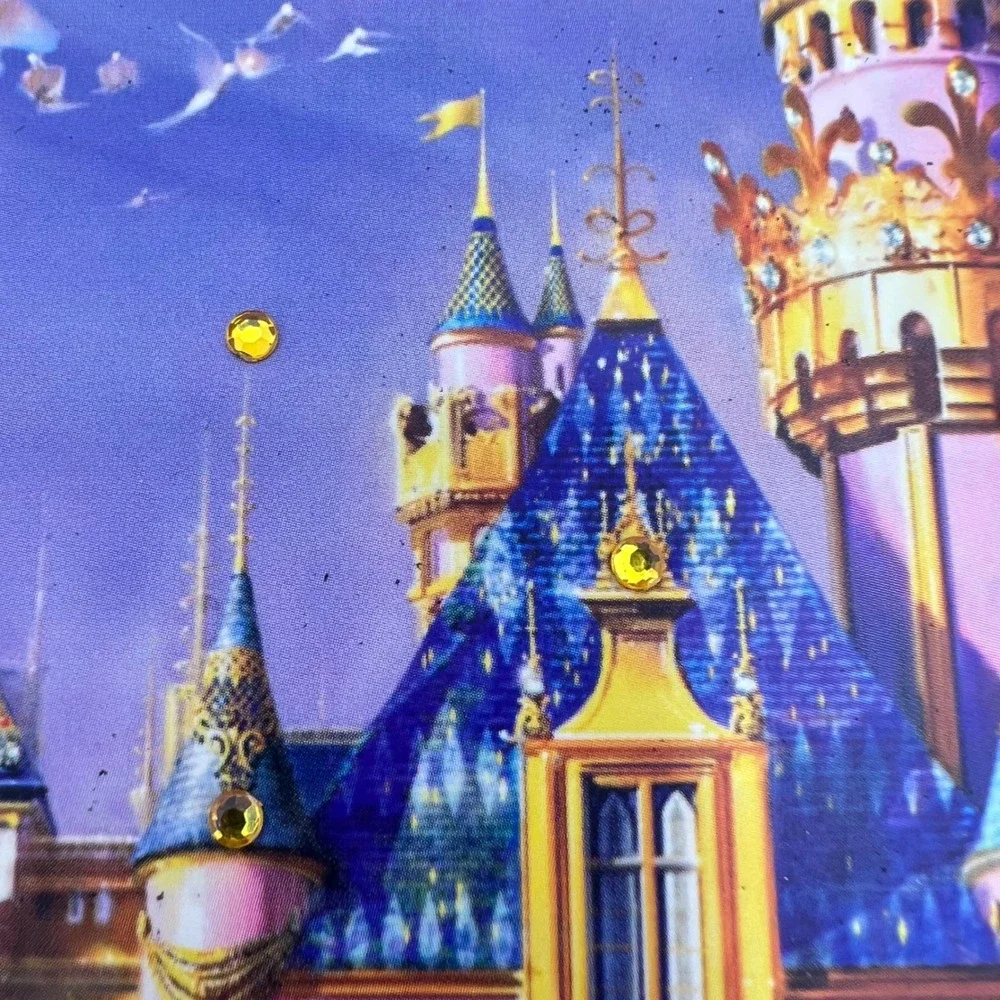 Disney Castle Bejewelled Journal‎ 50th Anniversary Disneyland Blue Navy Notebook