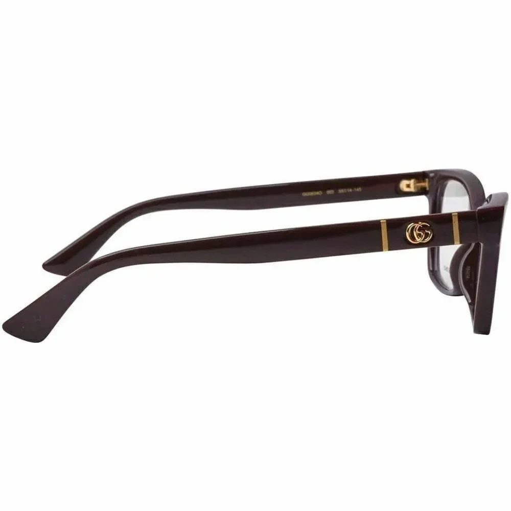 New Authentic Gucci Cat Eye Women's Eyeglasses Brown W/Demo Lens GG0634O 003