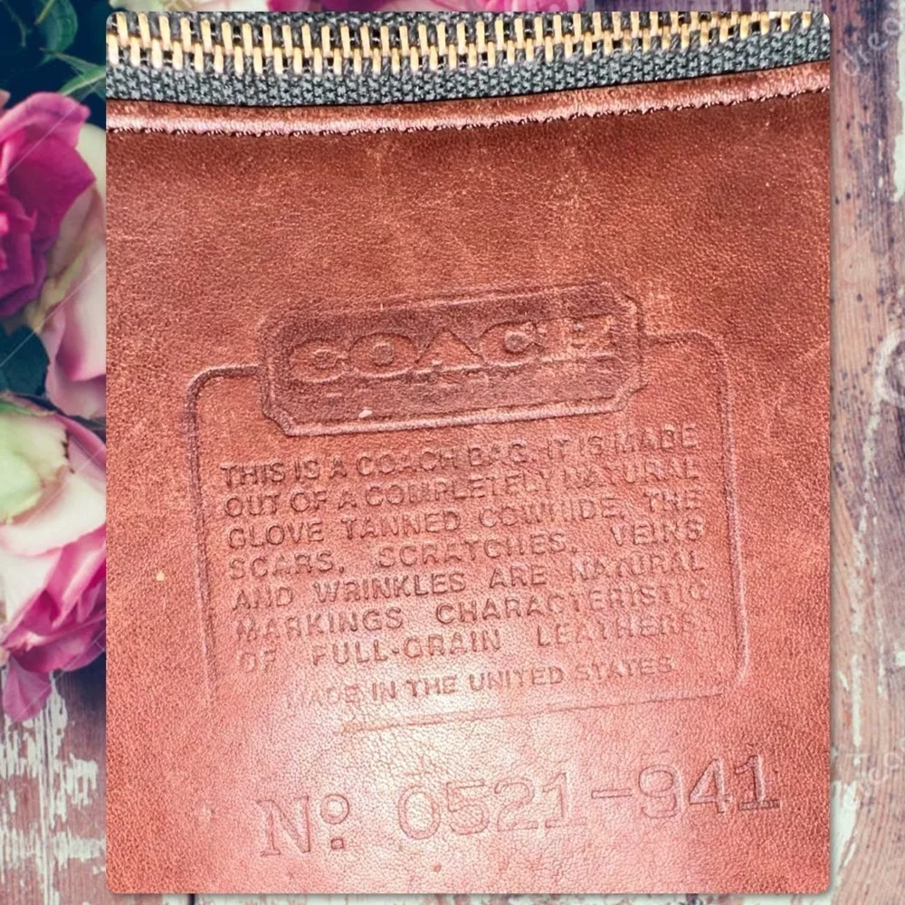 Coach vintage mahogany