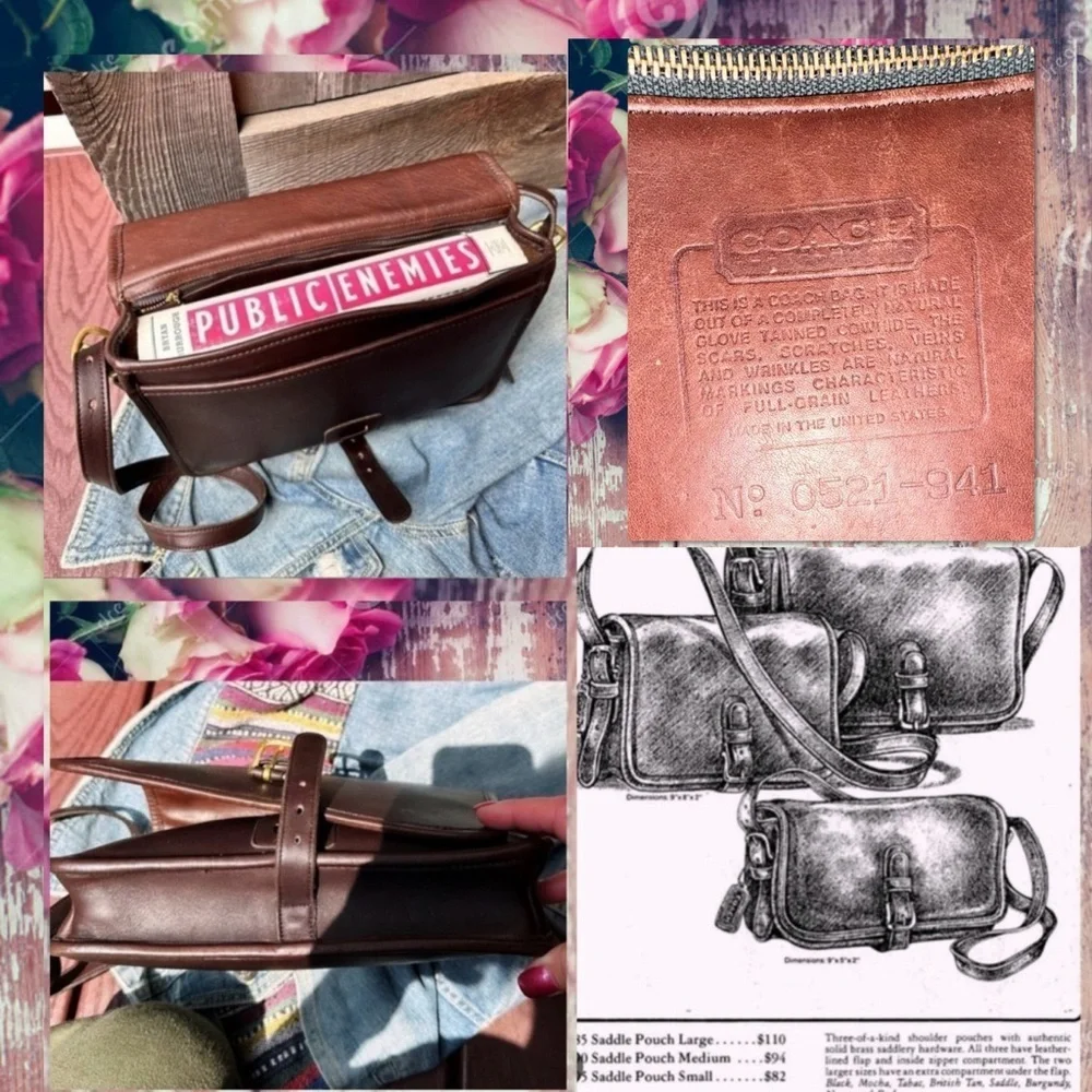 Coach vintage mahogany