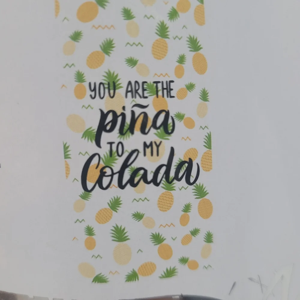 Beach Towel Pineapple Print Graphic Pina Colada 60 X 30 Pool Resort Cruise