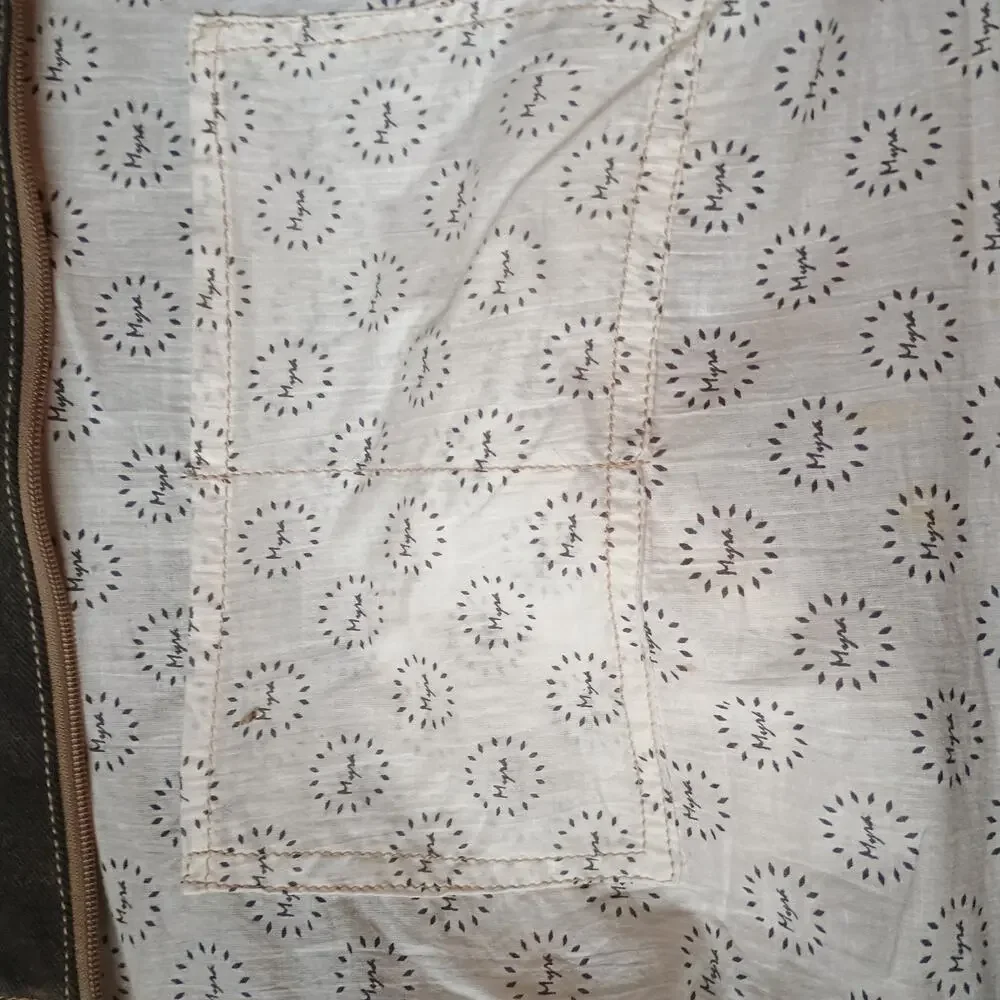 Myra messenger computer bag Very Clean Leather & Canvas