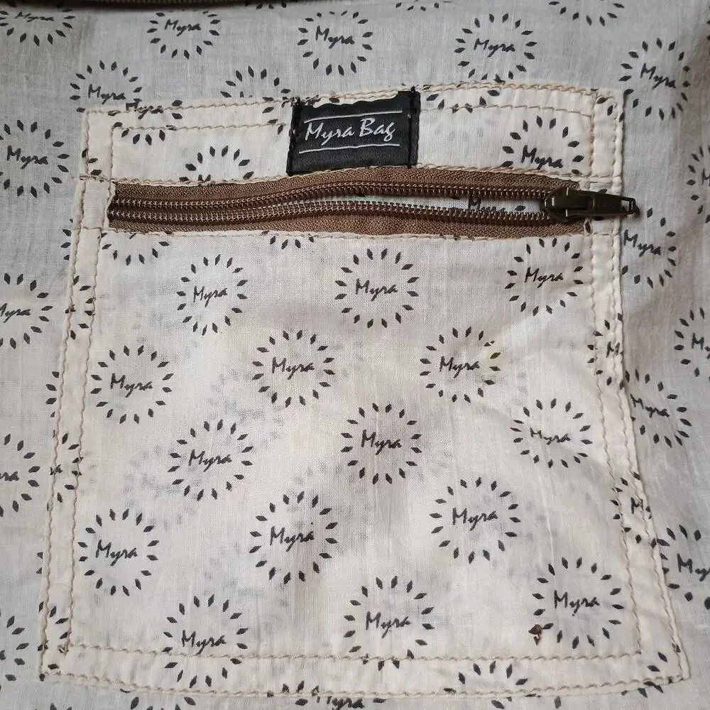 Myra messenger computer bag Very Clean Leather & Canvas