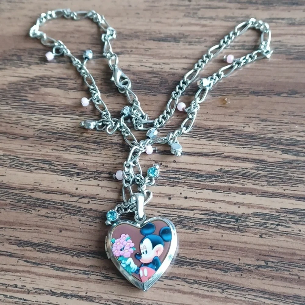 Disney Mickey Mouse locket and chain, 16