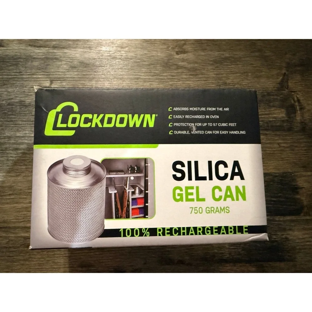 Silica Gel Can 750 Grams Rechargeable Dehumidifier 222178 - In box