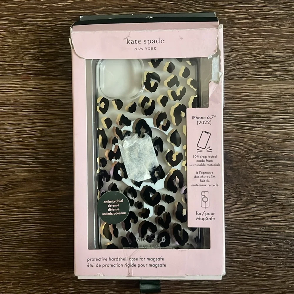 Kate Spade City Leopard Black