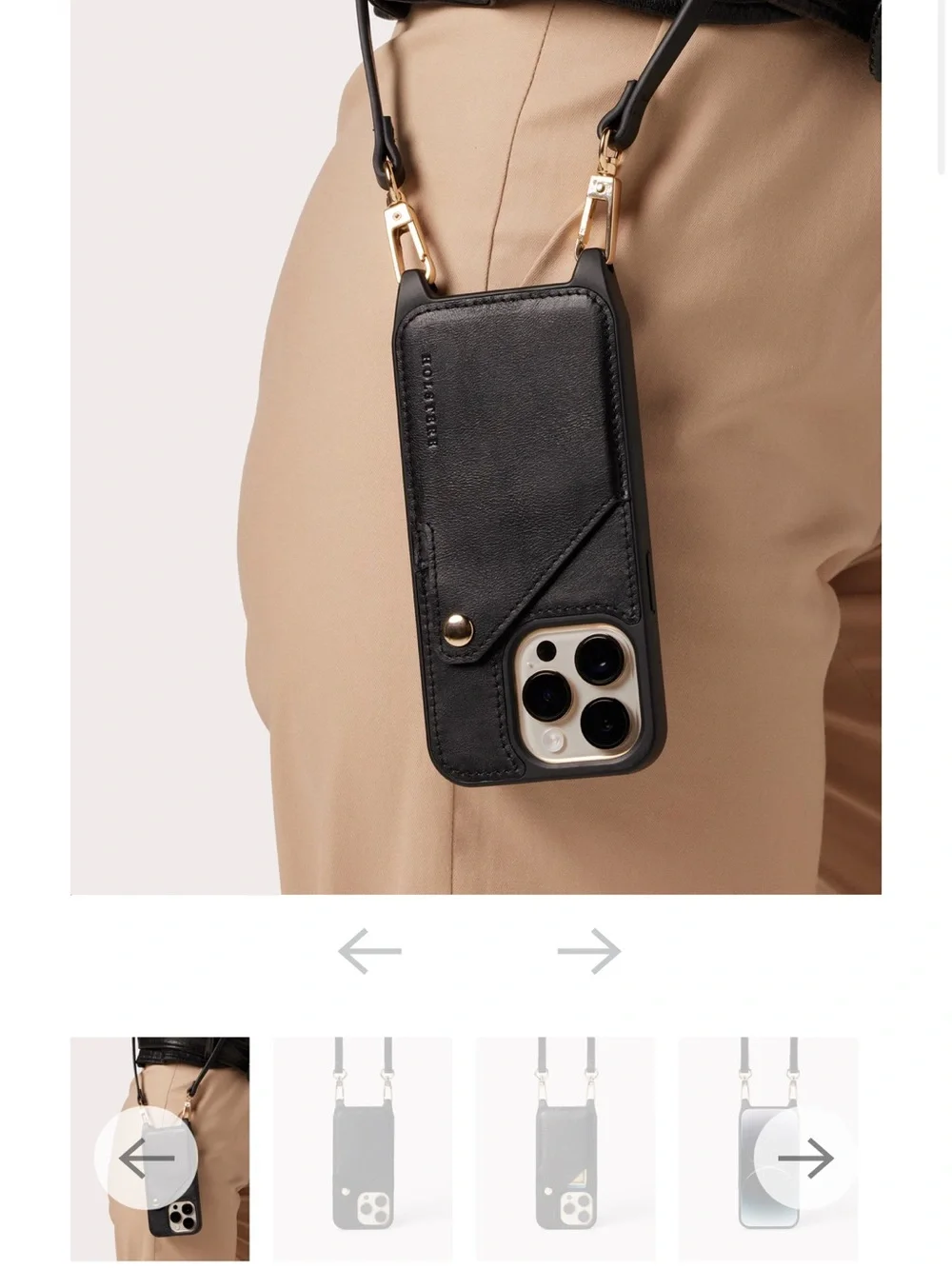 holstere black leather