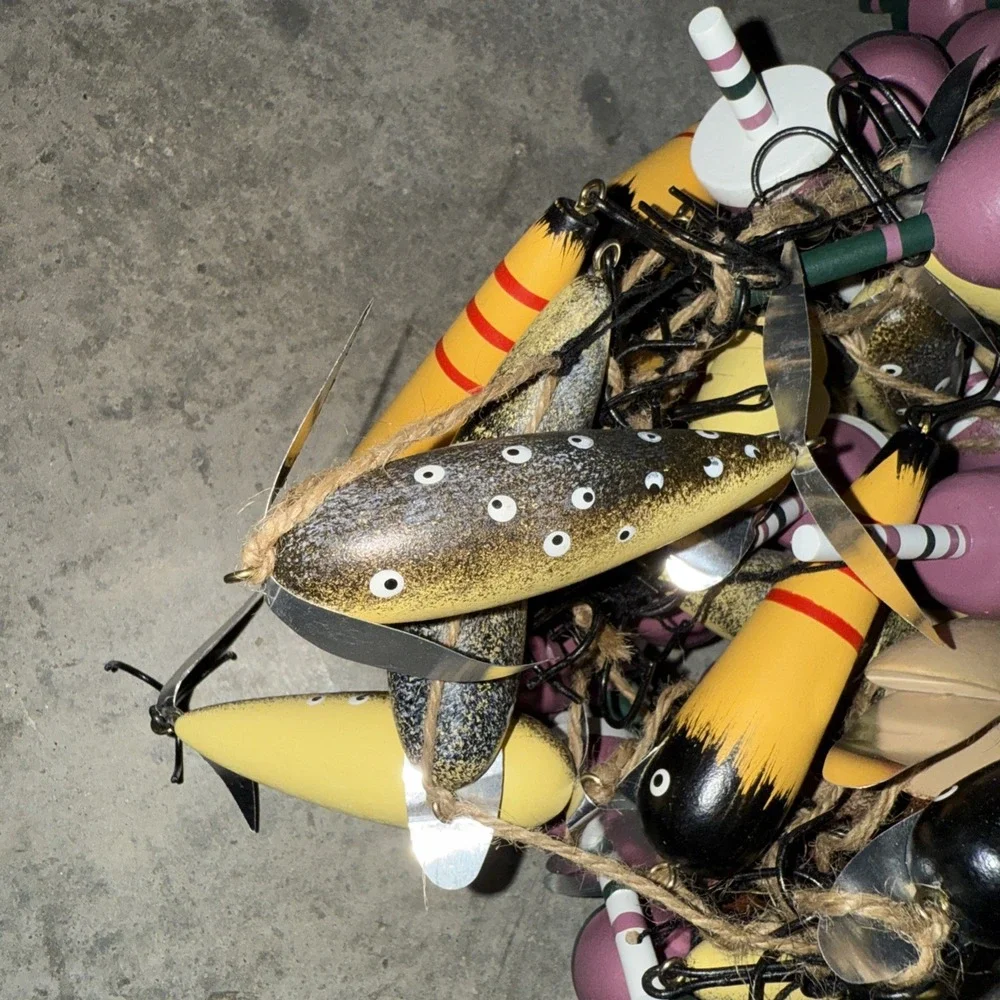 Lots Of Hand-Painted Wooden Crankbait Fishing Lure 4