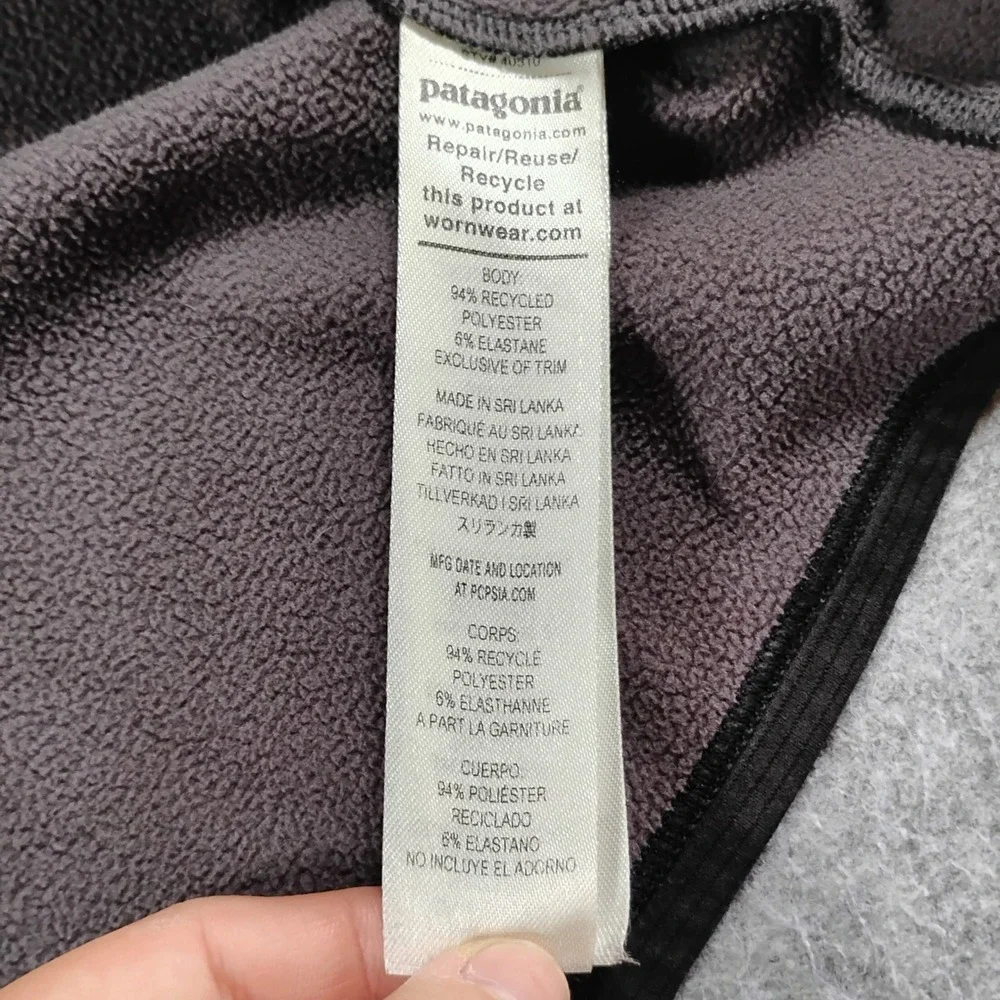 Patagonia R1 Daily Jacket Mens Large Faded Black Full Zip Fleece 40510 SP23