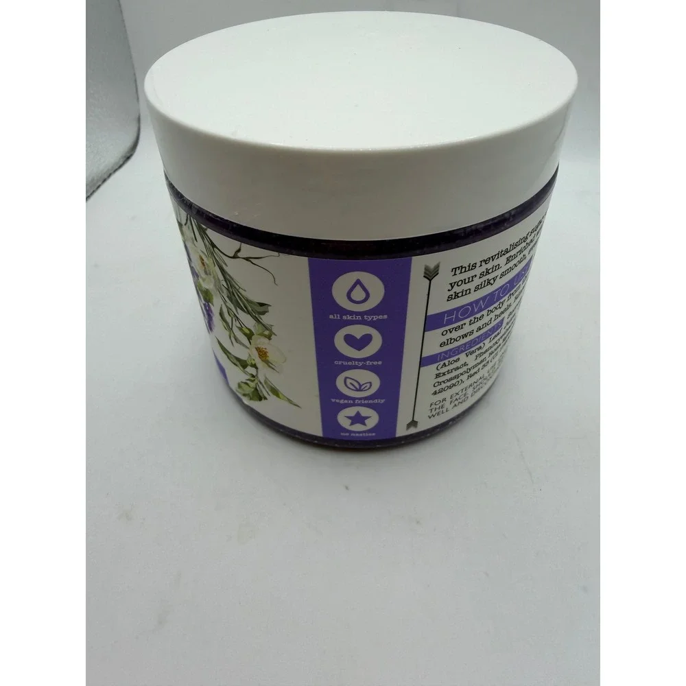 Every Body Lavender & Jasmine Sugar Scrub Coconut Oil Aloe Vera 19.4oz Australia