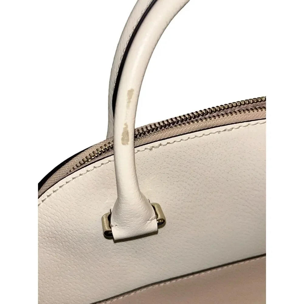 Kate‎ Spade Medium Light Pink and Cream Handbag Purse