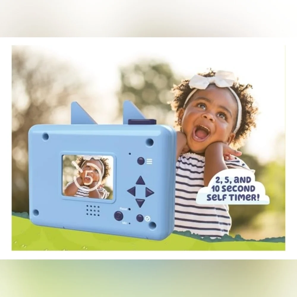 Bluey Digital Camera with SD Card For Kids with Video Recording And Games