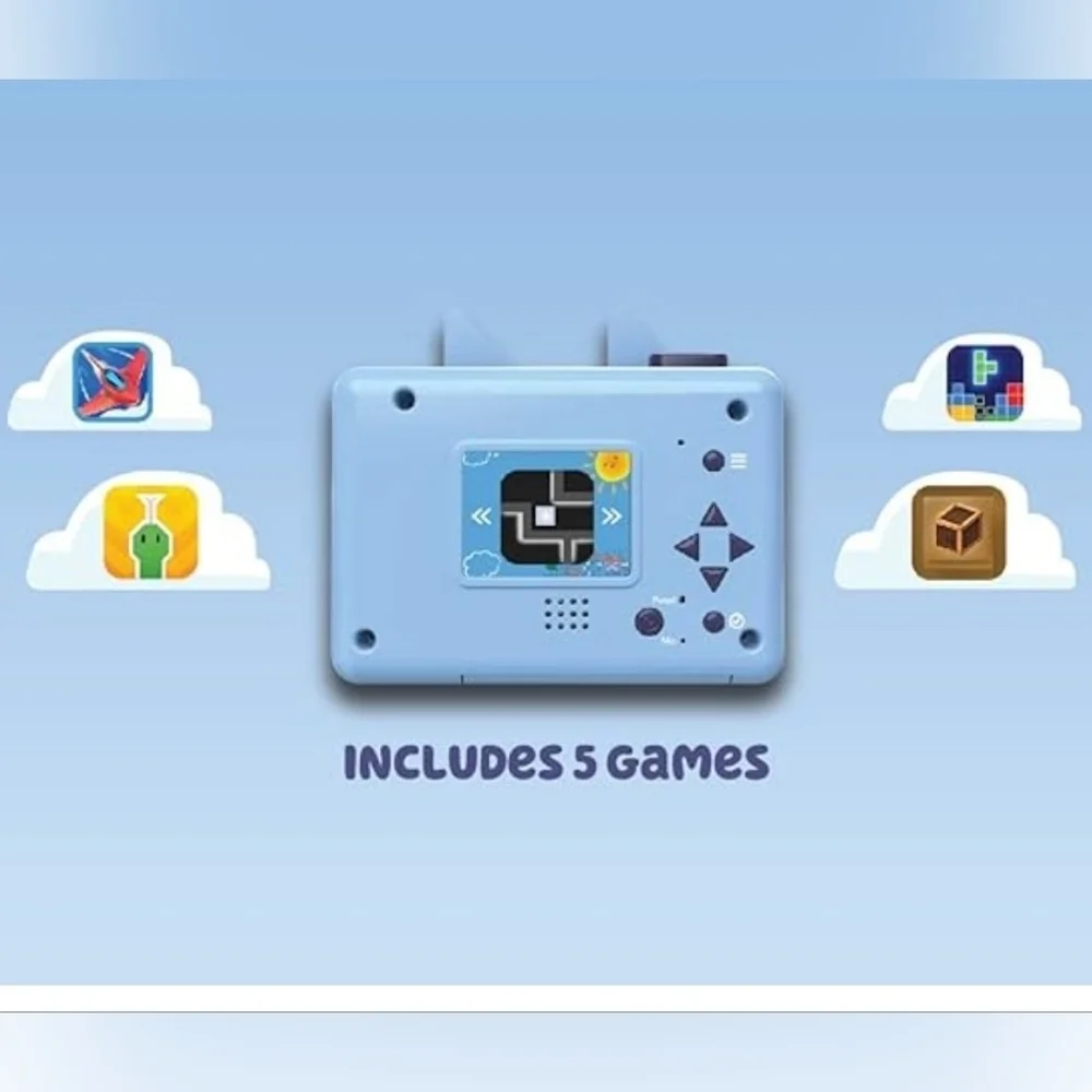 Bluey Digital Camera with SD Card For Kids with Video Recording And Games