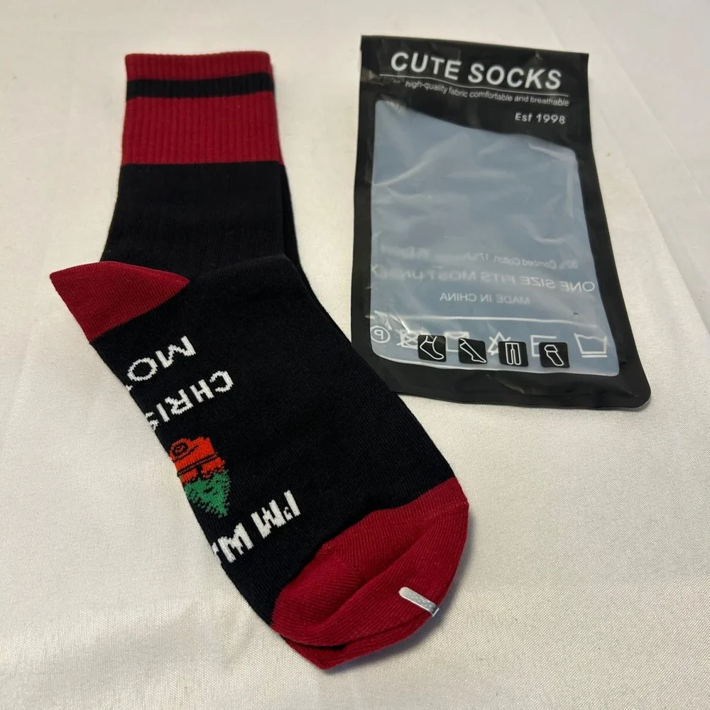 Funny Christmas‎ Socks 