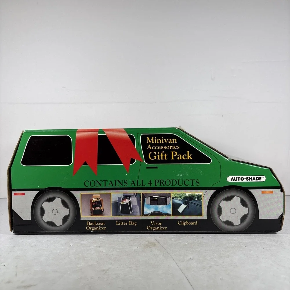 1994 Auto-Shade Minivan Accessories Gift Pack Car Shaped‎ Gift Box