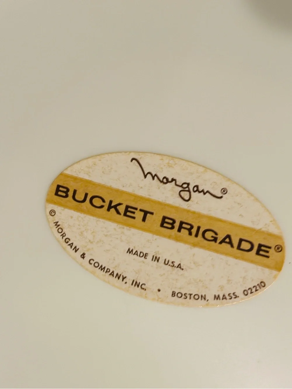 Morgan Bucket Brigade bright yellow