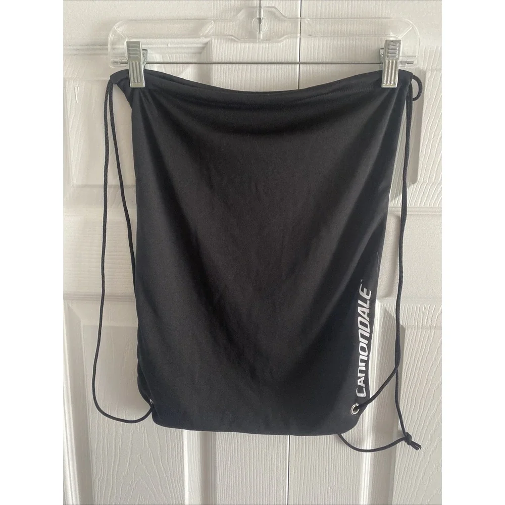 Cannondale Drawstring Cinch Backpack OS Black Sport Bag MTB Travel Sports Gym