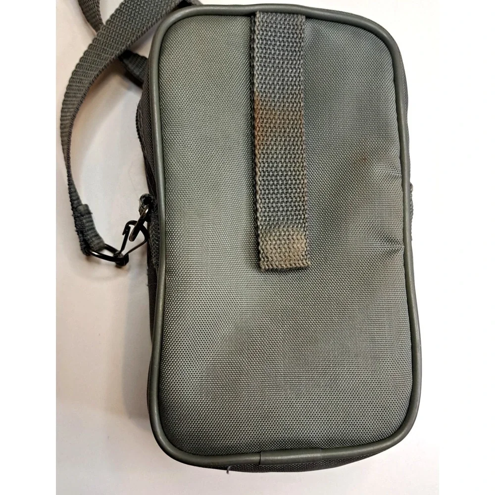 Vintage Coastar Camera Bag Gray Pouch Zip Pockets Retro 7x4x3 in Photography