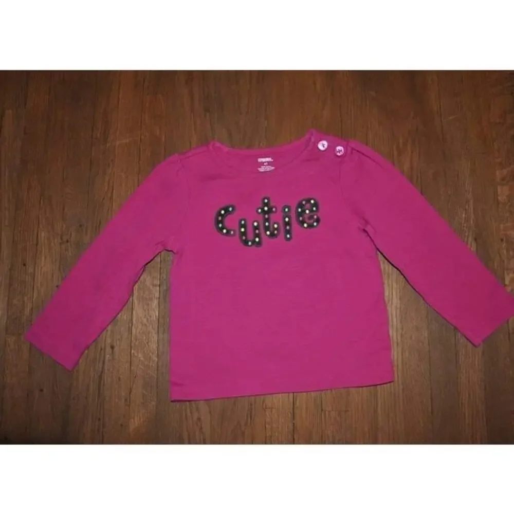 Gymboree Merry & Bright Dot Cutie Long Sleeve Top Size 4T