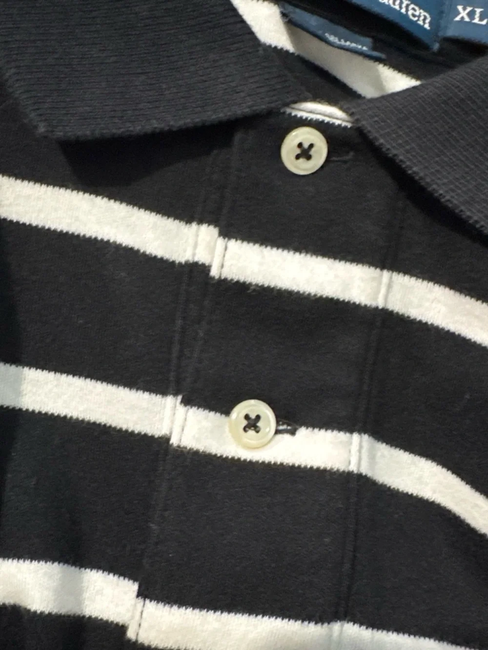 Polo by Ralph Lauren Men’s Classic Black & White Polo Shirt Size XL