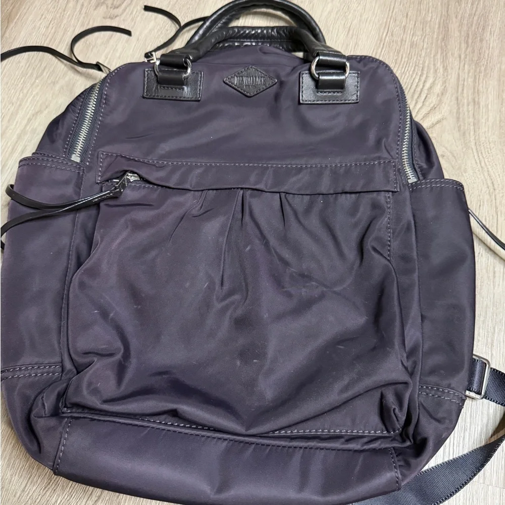 MZ Wallace Black Nylon Backpack