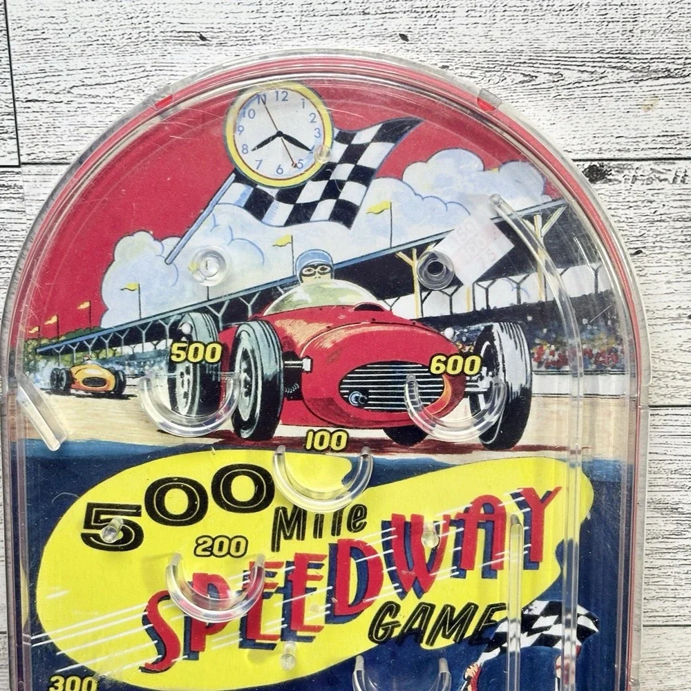 2007 Schylling 500 Mile Speedway Hand Held Pinball Game‎