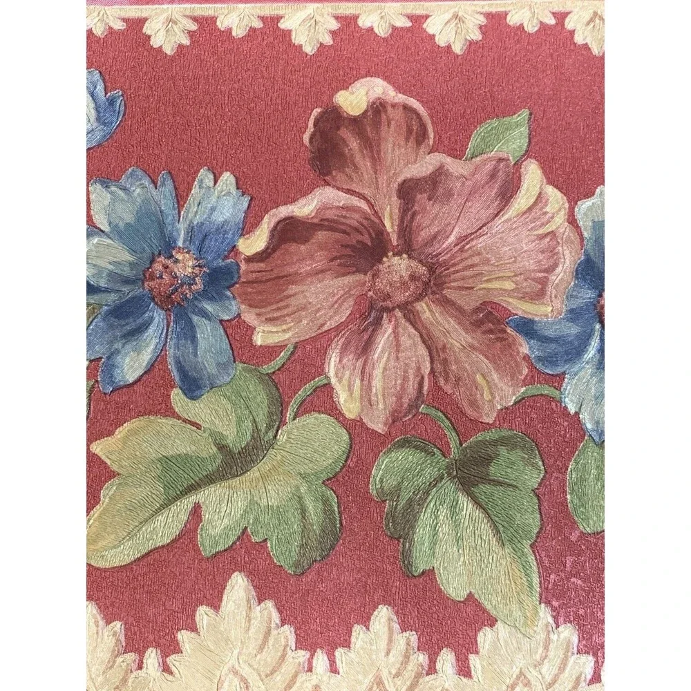 Decorative Floral Wallpaper Border by Brewster Wallcoverings
