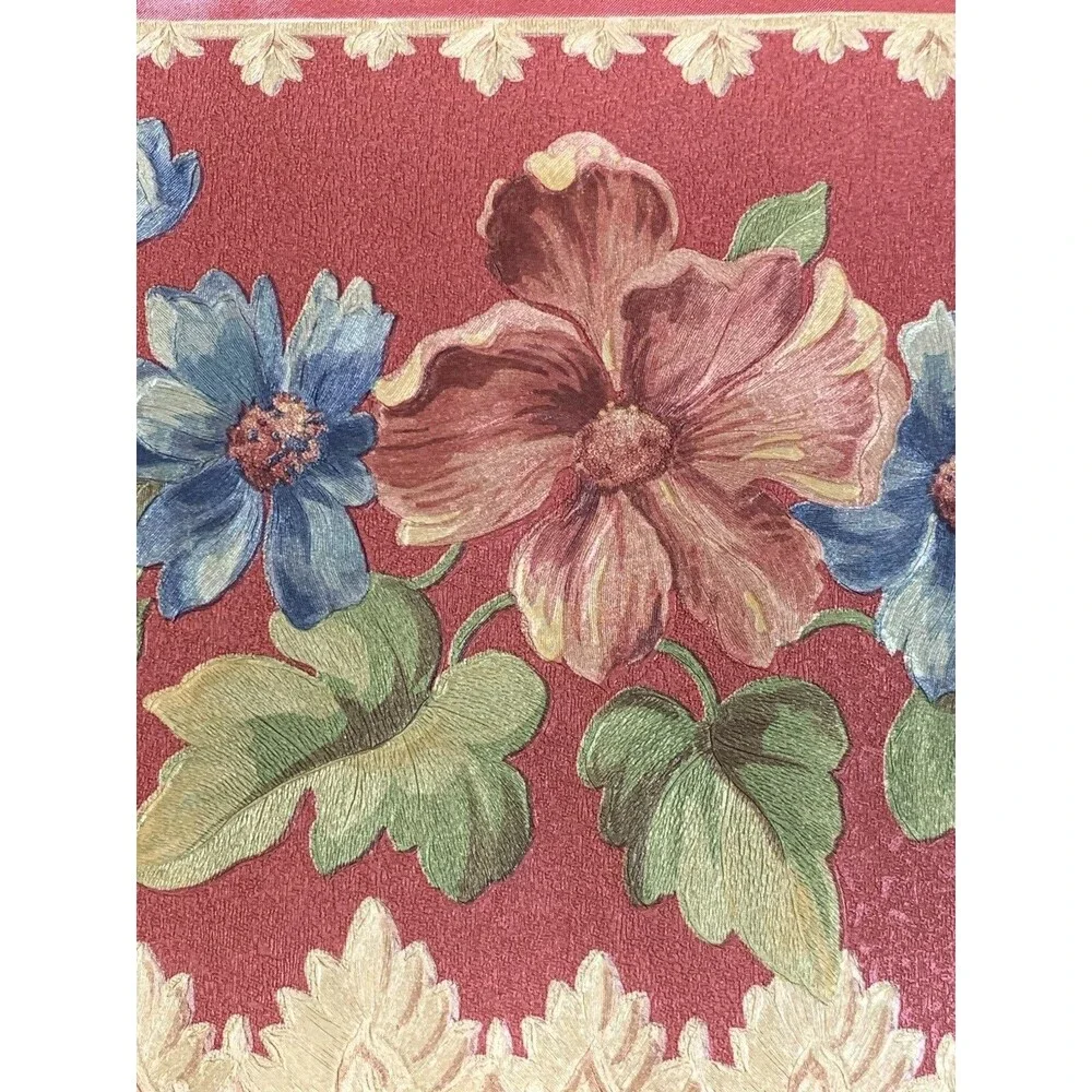 Decorative Floral Wallpaper Border by Brewster Wallcoverings