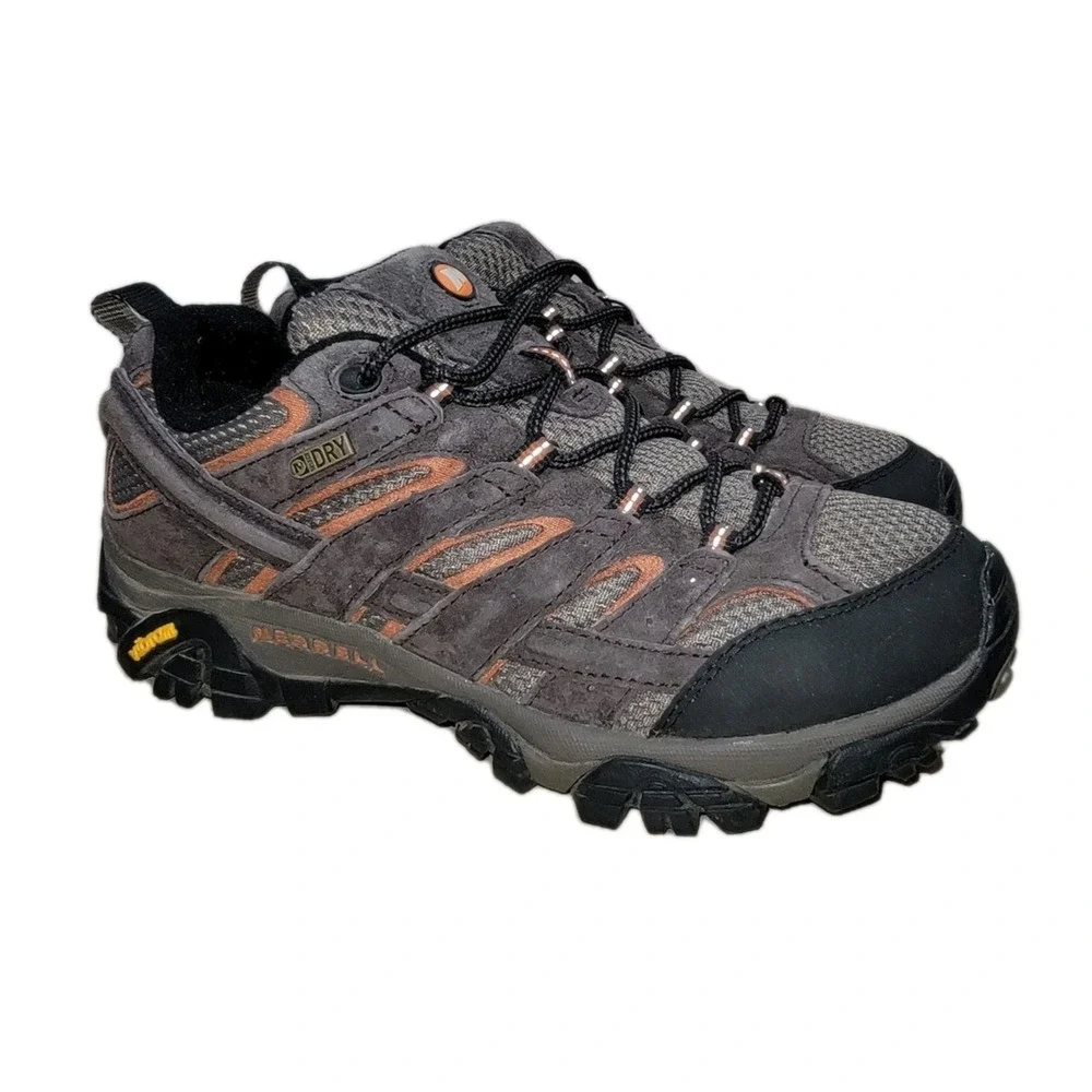 Merrell Moab 2 Waterproof Men's Hiking Shoes Size 7 Brown Low Trail Boots J06027