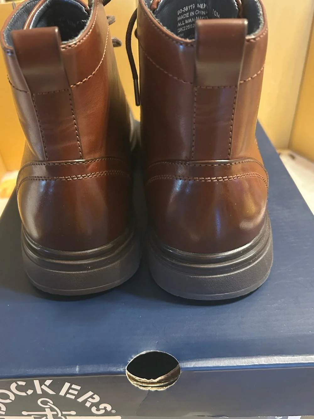 Dockers Men's Tollcross Business Casual Shoes-Ankle Boot Mahogany Size 10M New